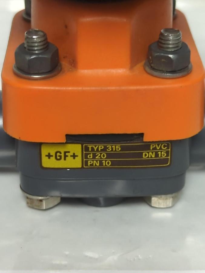 Used GEORG FISCHER,TYP 315,DIAPHRAGM VALVE d 20 DN 15 PN 10 PRE-OWNED