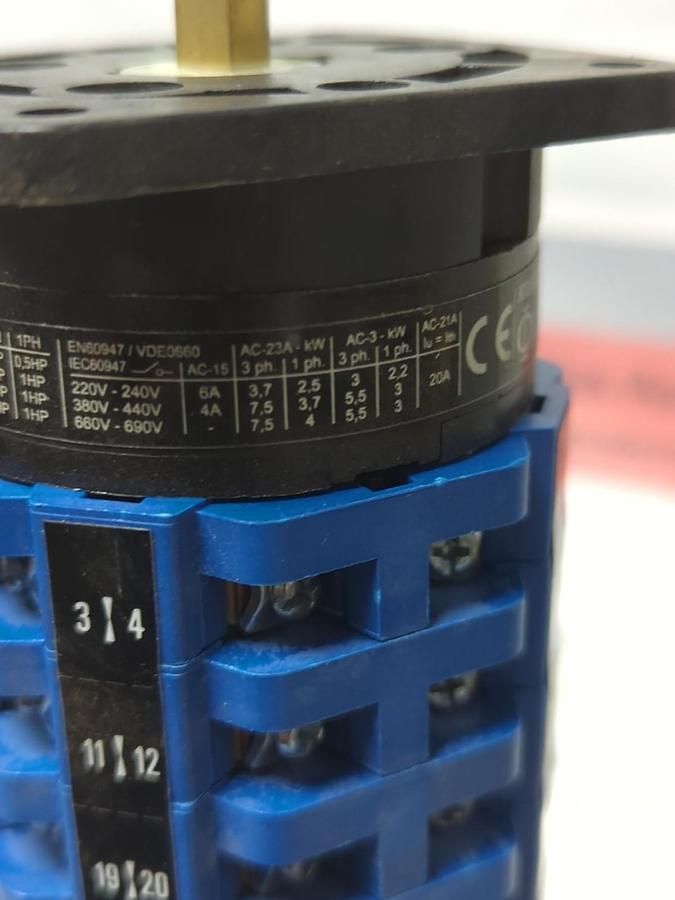 Used KRAUSE & NAIMER,A11,ROTARY SWITCH PRE-OWNED