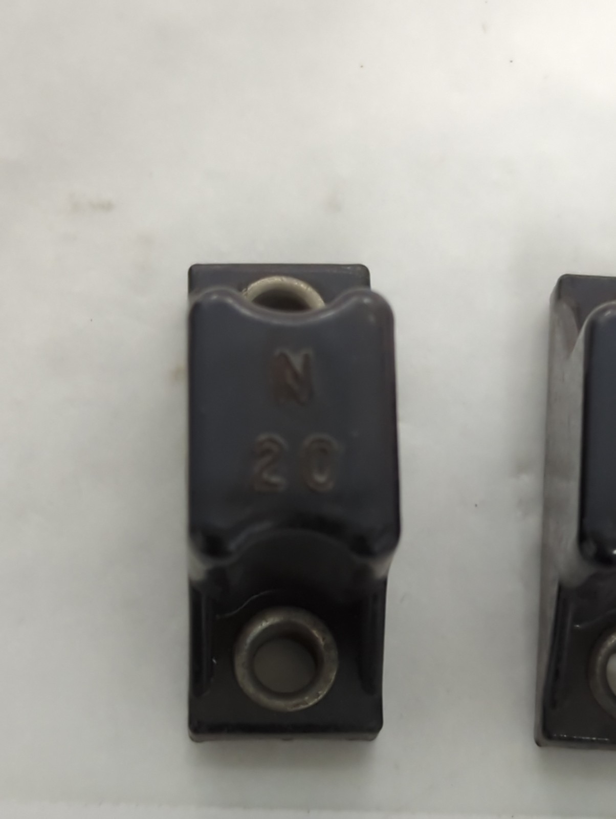 Used ALLEN BRADLEY,N20,THERMAL OVERLOAD PROTECTION HEATER ELEMENT LOT OF 4 PRE-OWNED