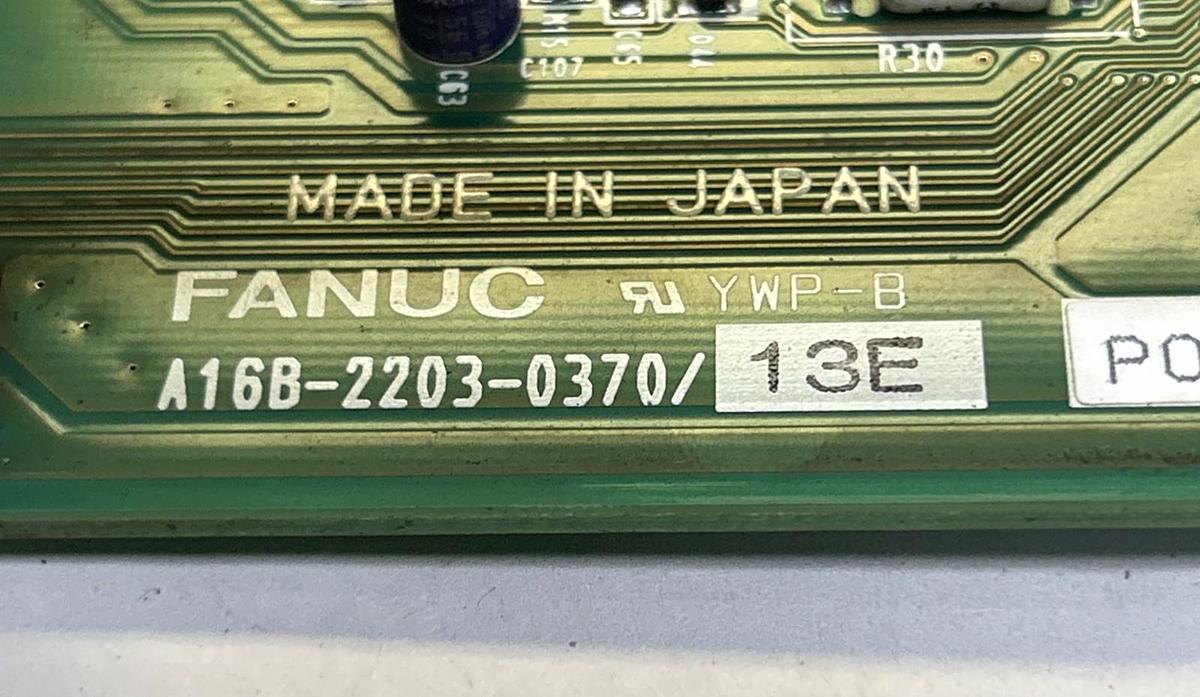 Used FANUC,A16B-2203-0370/13E,POWER SUPPLY MODULE