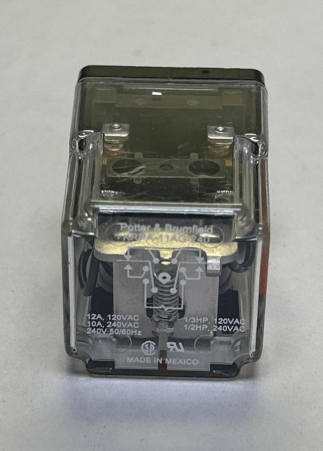 Used POTTER & BRUMFIELD,KRPA-11AG-240V,RELAY