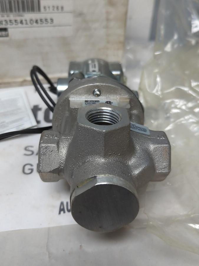 PARKER,N3554104553,PNEUMATIC SOLENOID VALVE 3/8 BASIC NC 120VAC NOS