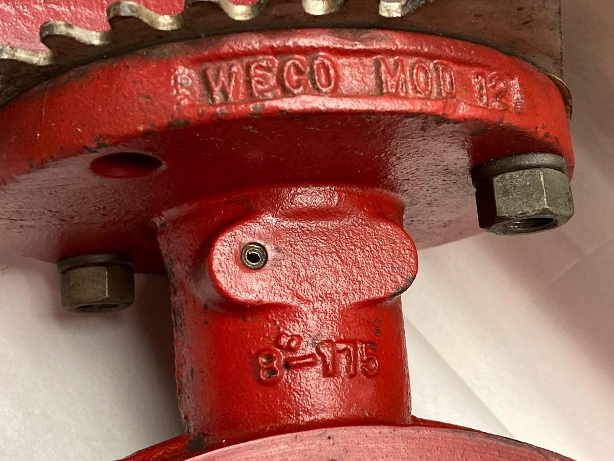 Used Weco,Model 12 8"-175,Wafer Body Butterfly Valve 3228447