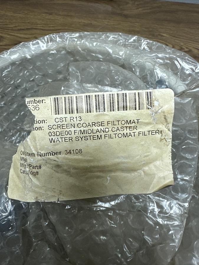 Filtomat,34108,Course Filter Screen 03DE00