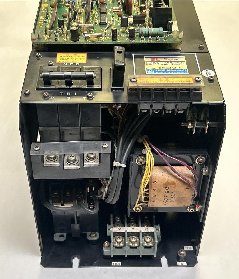 Used SANYO DENKI,20BA075FFW43,SERVO AMPLIFIER