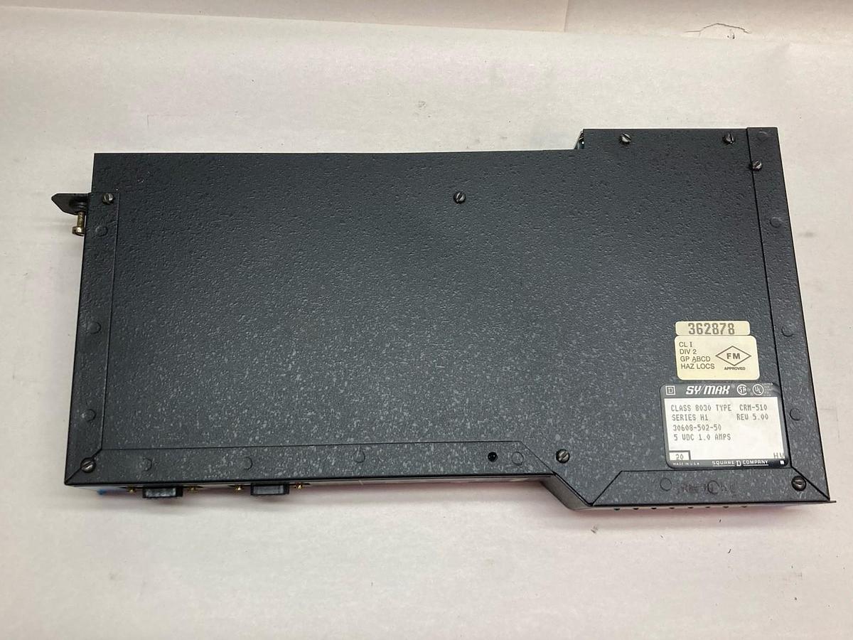 Used Square D Symax,8030CRM-510,Input Module Ser H1 5VDC 1A
