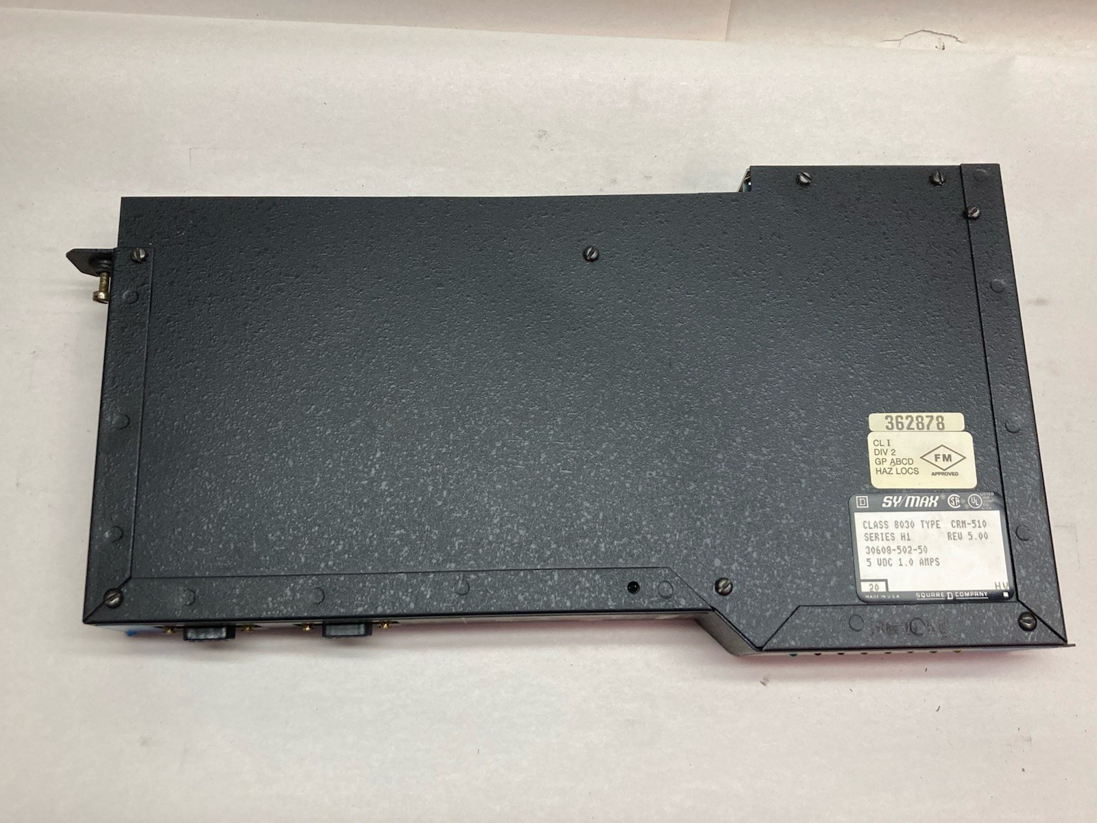 Used Square D Symax,8030CRM-510,Input Module Ser H1 5VDC 1A
