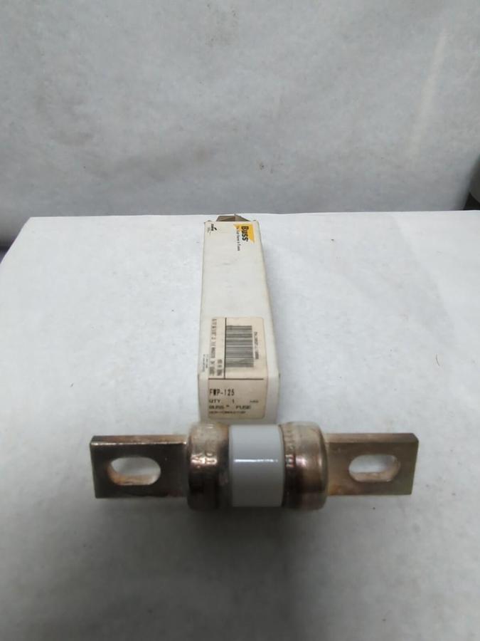 COOPER BUSSMANN,FWP-125,SEMI-CONDUCTOR FAST ACTING FUSE 125 AMP NOS