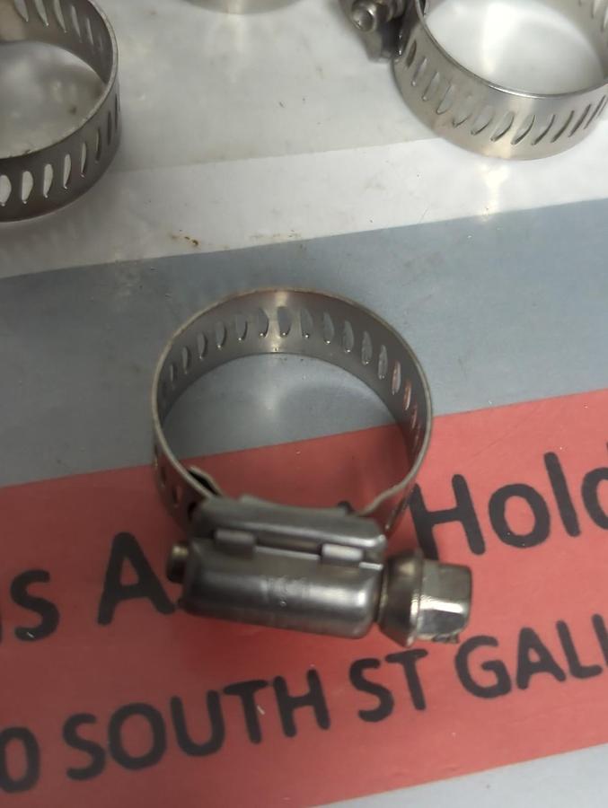 BREEZE,63010,STAINLESS STEEL HOSE CLAMP 1/2-1-1/16 INCHES BOX OF 10 NOS