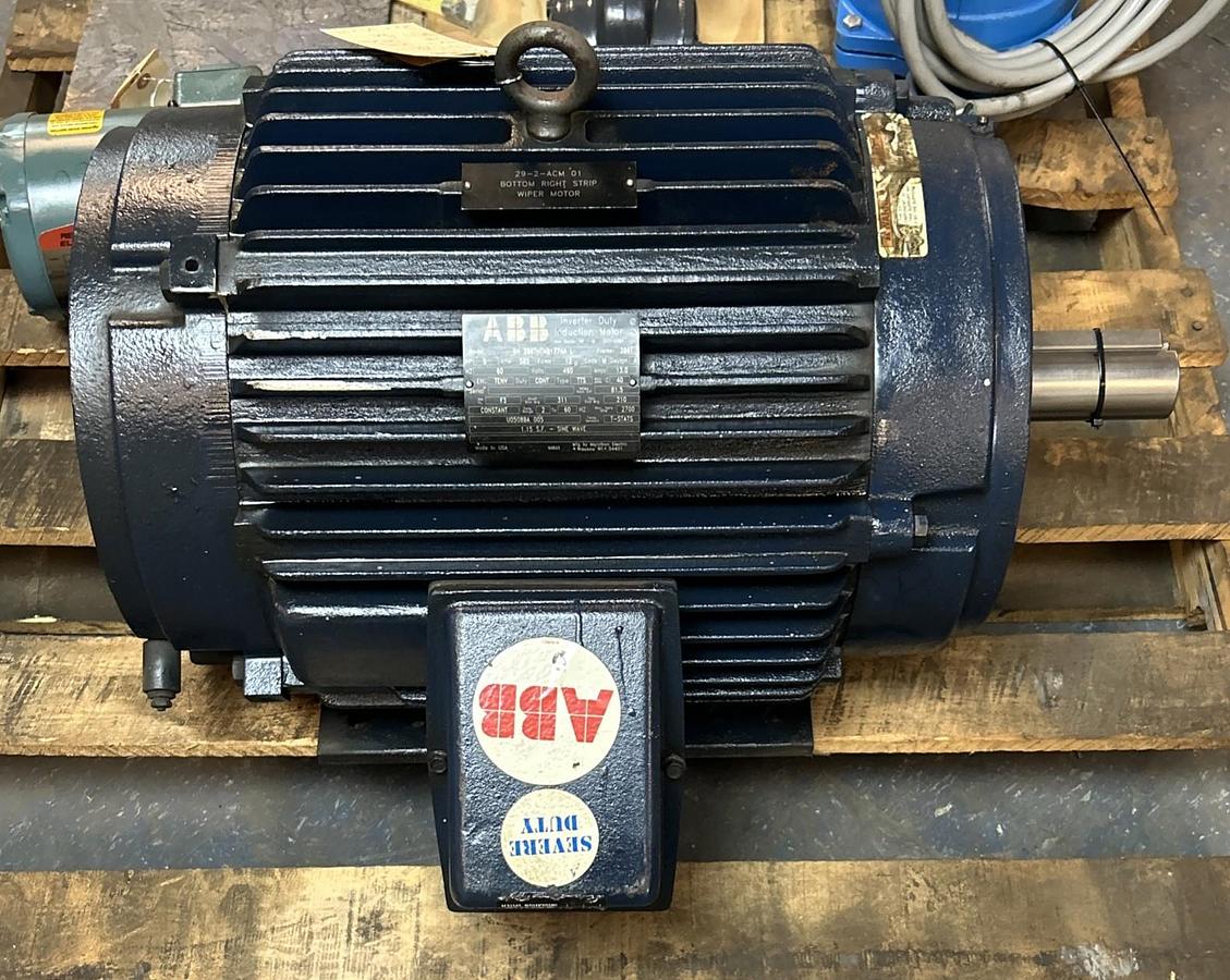 Used ABB,6N286THTN8177AAL,INDUCTION MOTOR 5HP 585RPM 460V 286T FRAME
