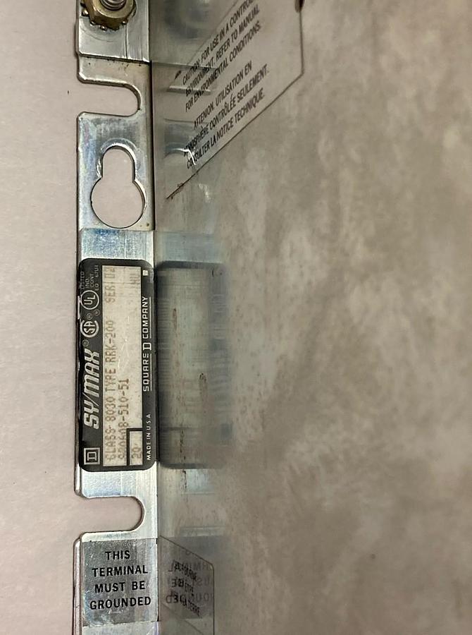 Used Square D Sy/Max,8030 RRK-200,Rack Assembly