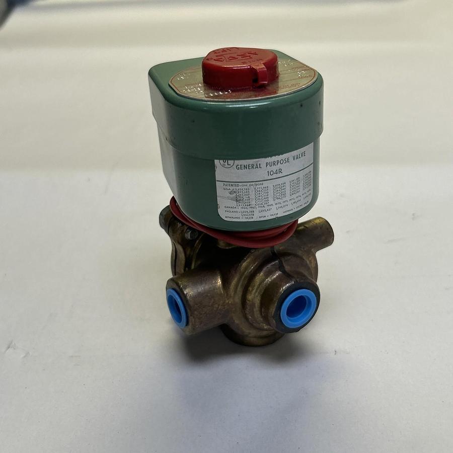 ASCO,8342B1,SOLENOID VALVE 1/4INCH 120V NOS