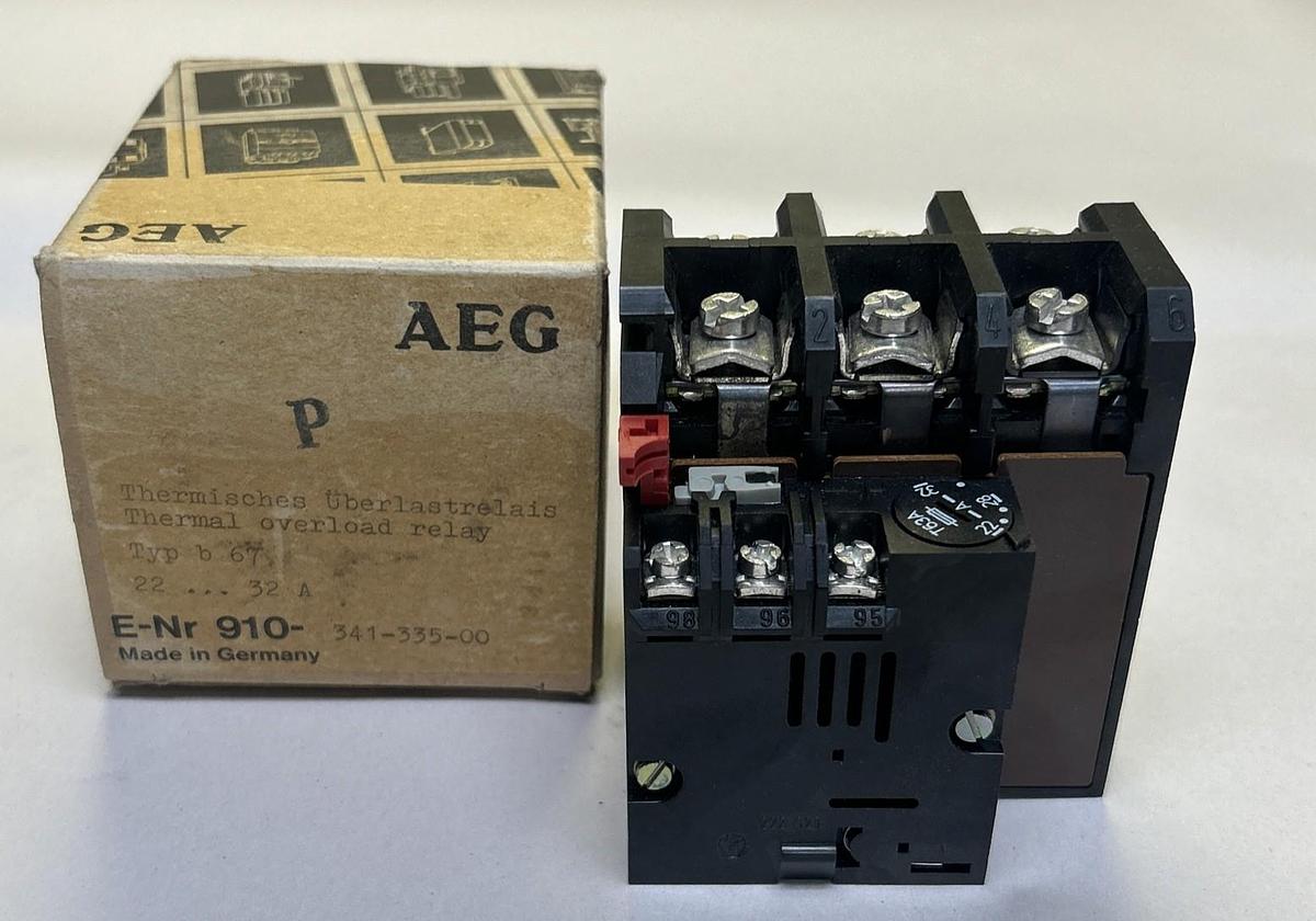 AEG,910-341-335-00,THERMAL OVERLOAD RELAY NOS
