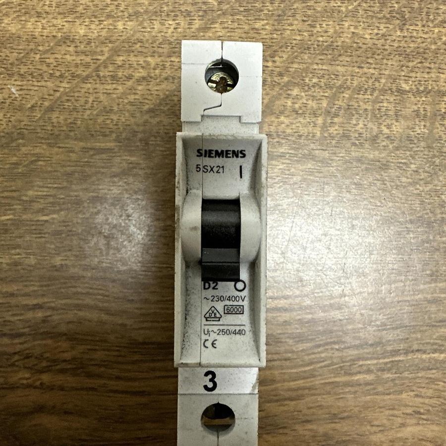 Used Siemens,5SX21 D2,Circuit Breaker