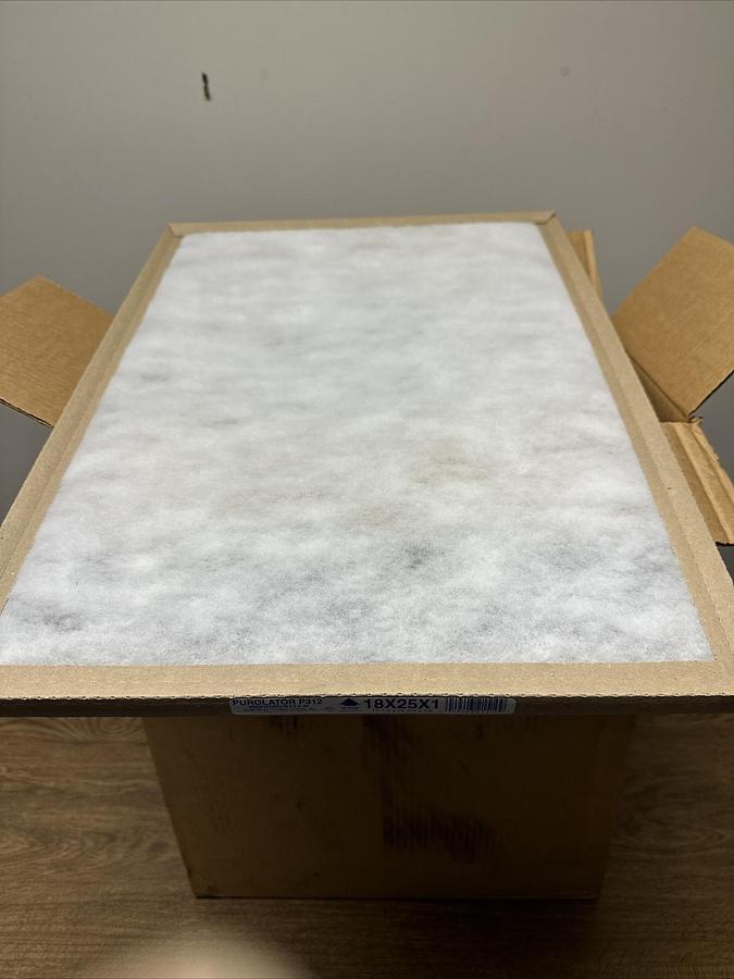 Purolator,P312-STD1 18X25X1,Air Filter box of 12