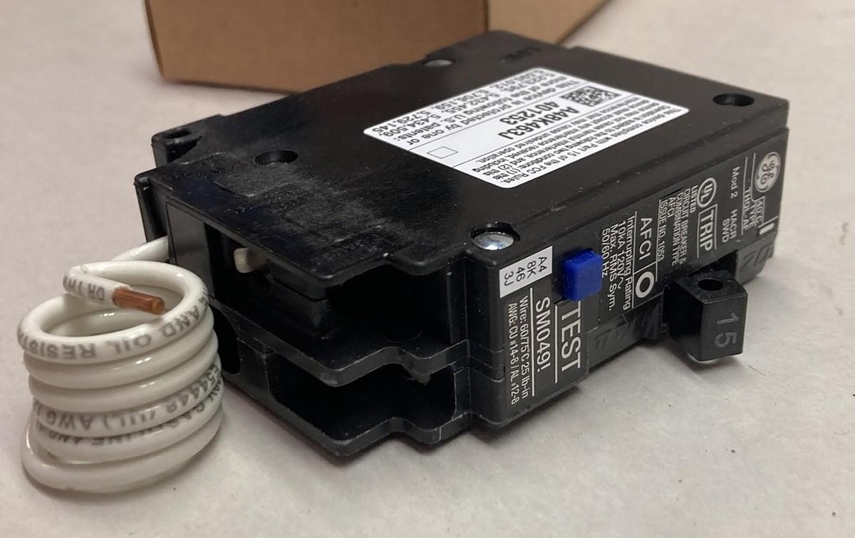 General Electric,THQL1115AF2,Circuit Breaker 15A 120V 1-Pole