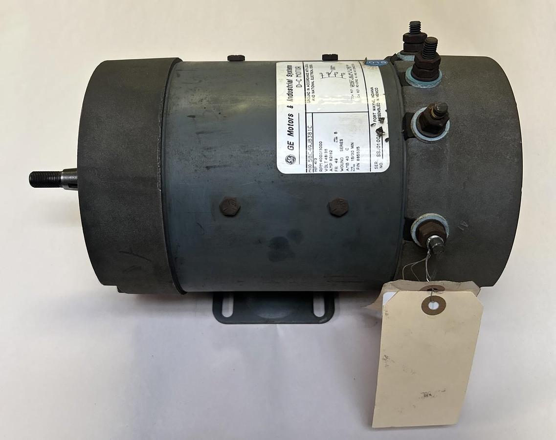 Used GE,5BC49JB381C,DC MOTOR 4/3HP 4000/3000RPM 48/36V 48 FRAME