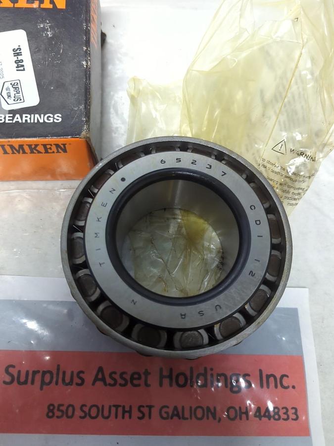 TIMKEN,65237,ROLLER BEARING CONE NOS
