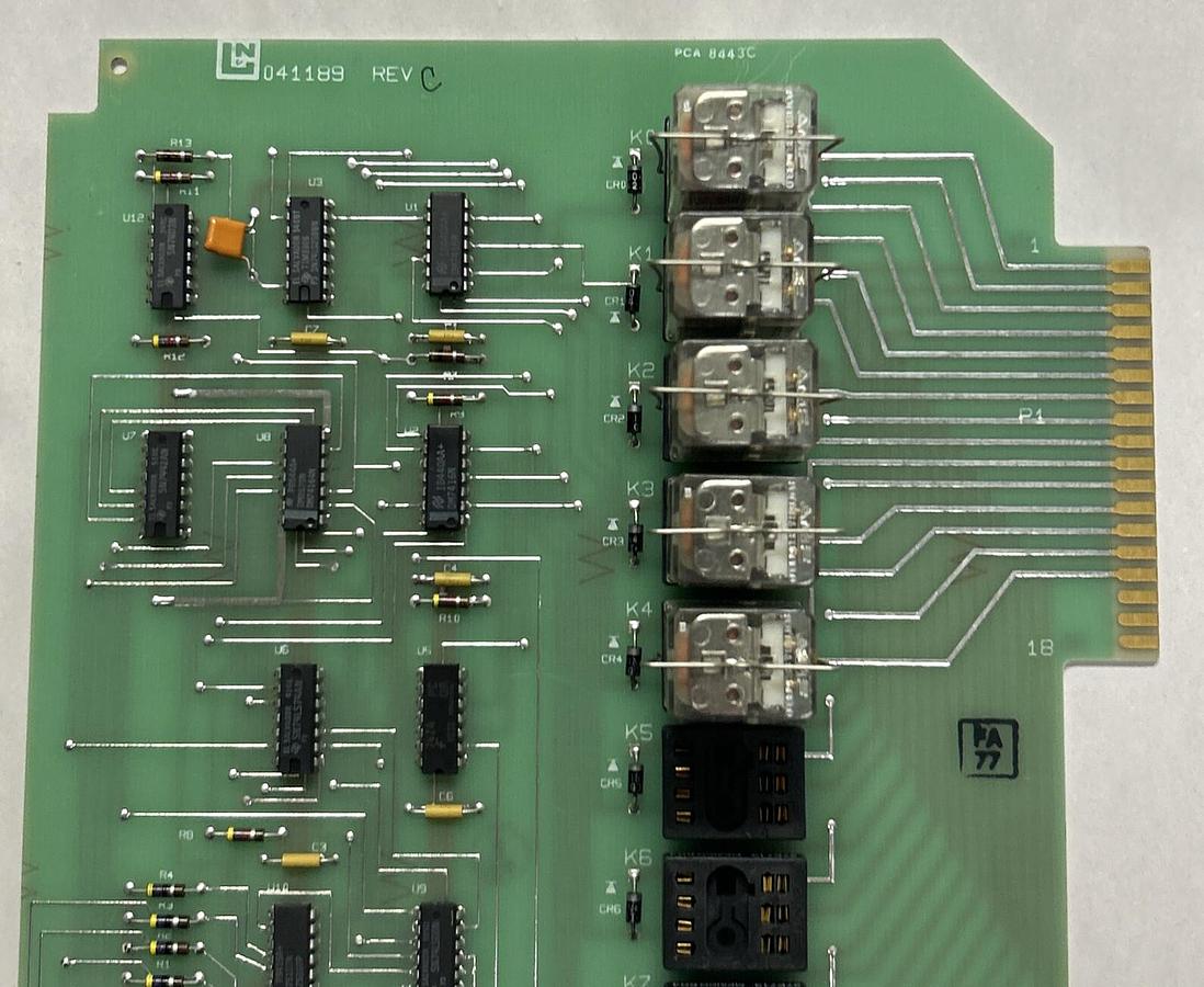 Used LEEDS & NORTHRUP,041189,RELAY BOARD