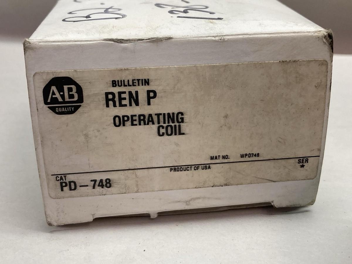 Used Allen-Bradley,PD-748,Operating Coil 230-250V PD748