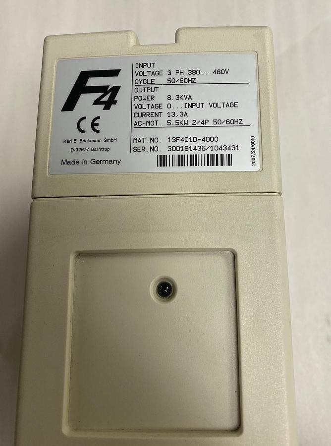 Used KEB,13FAC1D-4000,Combivert Drive 8.3 KVA