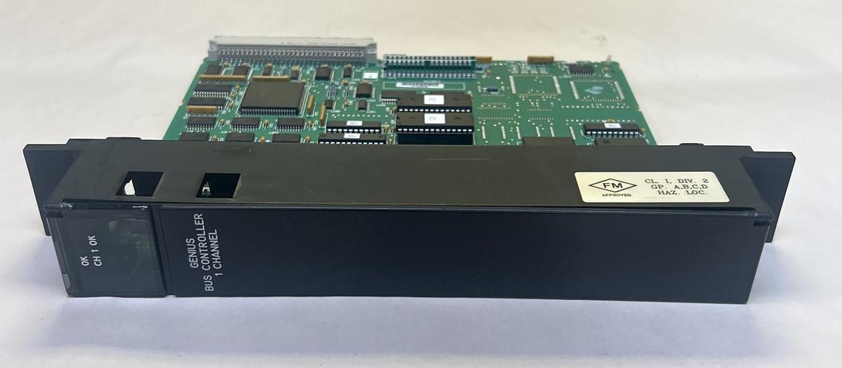 Used GE FANUC,IC697BEM731Z,GENIUS BUS CONTROLLER