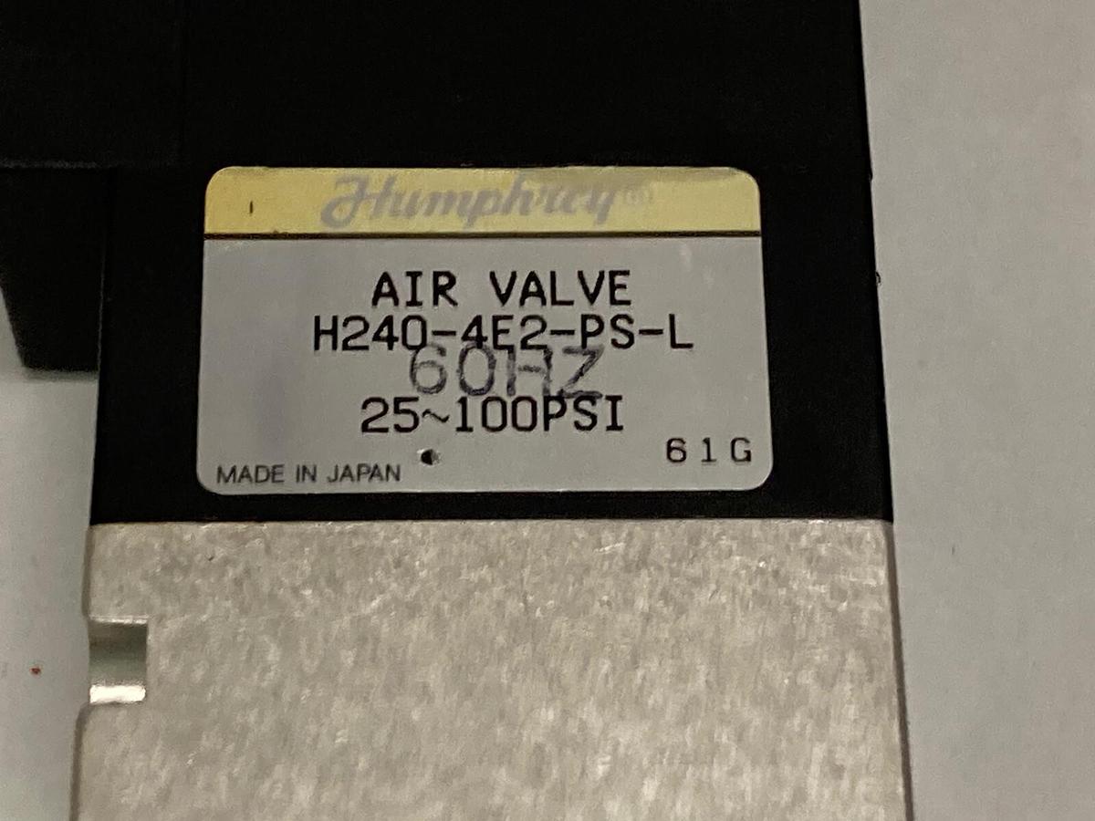 Humphrey,H240-4E2-PS-L,Solenoid Valve
