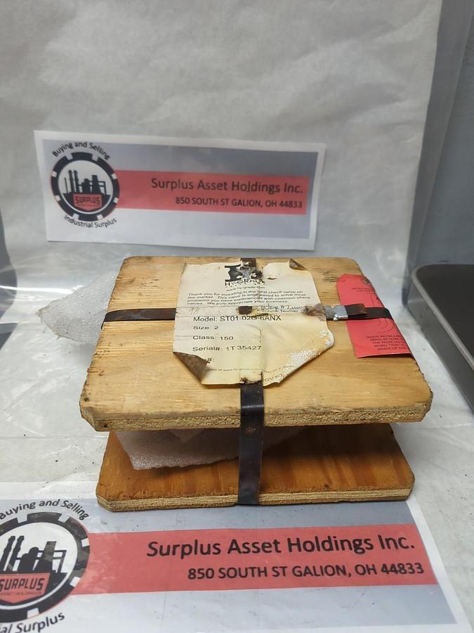 HY-GRADE,ST01-02G-6ANX,SIZE 2 CLASS 150 WAFER CHECK VALVE NOS