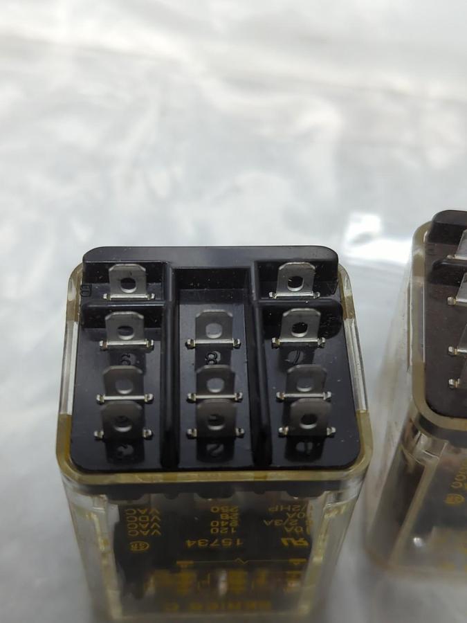 Used SQUARE D,8501-KU13P14V20,GENERAL PURPOSE RELAY SER C 120V 50/60HZ 10A LOT OF 5