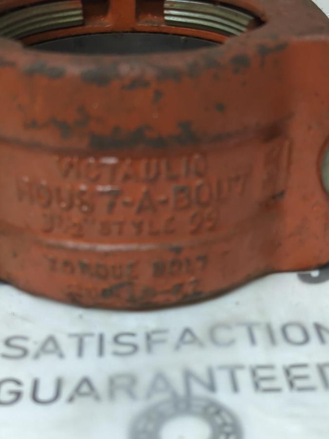 VICTAULIC,STYLE 99,3-1/2 INCH ROUST-A-BOUT PIPE COUPLING NOS
