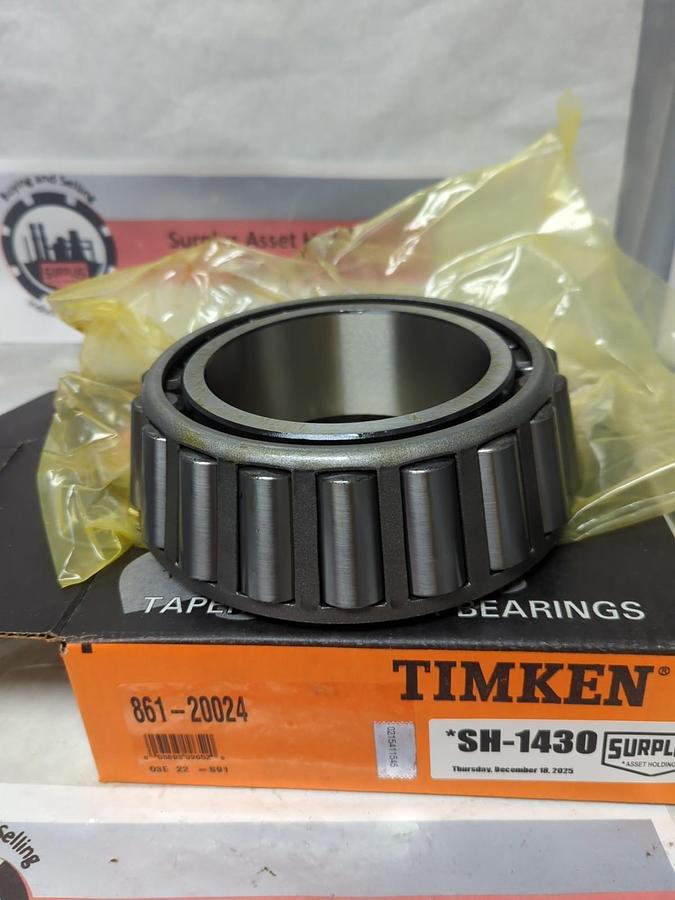 TIMKEN,861-20024,ROLLER BEARING CONE 4 INCH BORE NOS