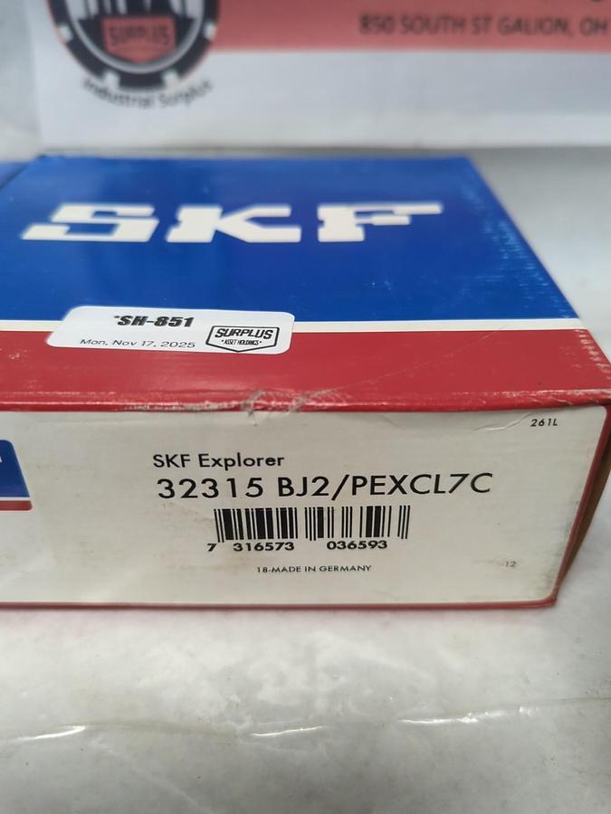 SKF,32315 BJ2/PEXCL7C,ROLLER BEARING NOS