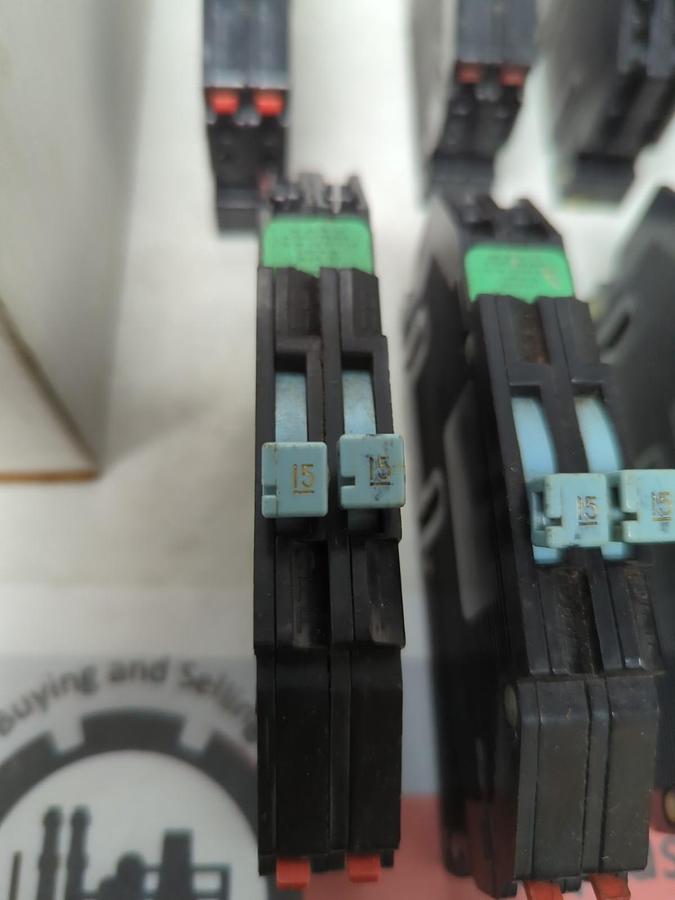Used ZINSCO,RC3815,CIRCUIT BREAKER 15 AMP 2-POLE LOT OF 10 PRE-OWNED
