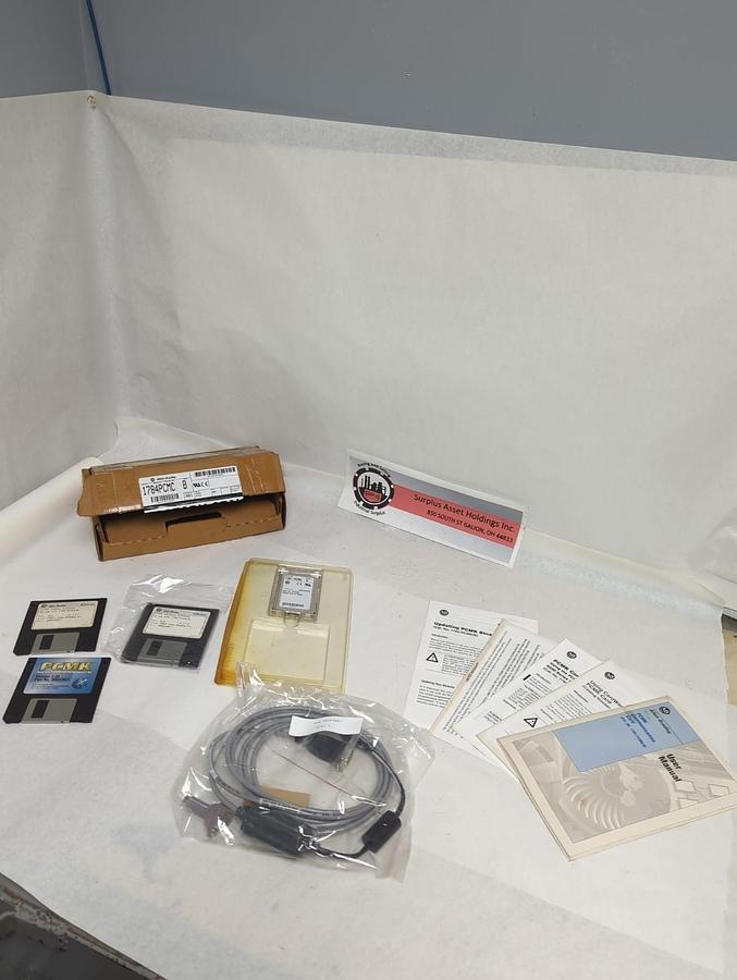 ALLEN BRADLEY,1784PCMC,SERIES B COMMUNICATION CARD-DISC-CABLE BUNDLE NOS
