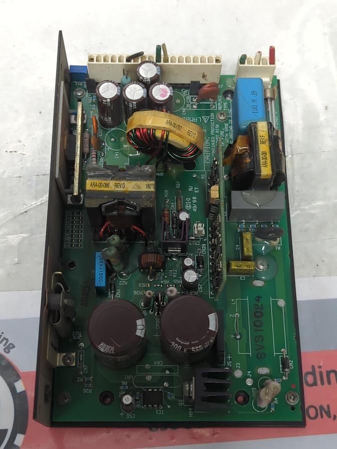 Used LAMBDA,SVS100-24,POWER SUPPLY UNIT 100W MAX OUTPUT REV-C PRE-OWNED