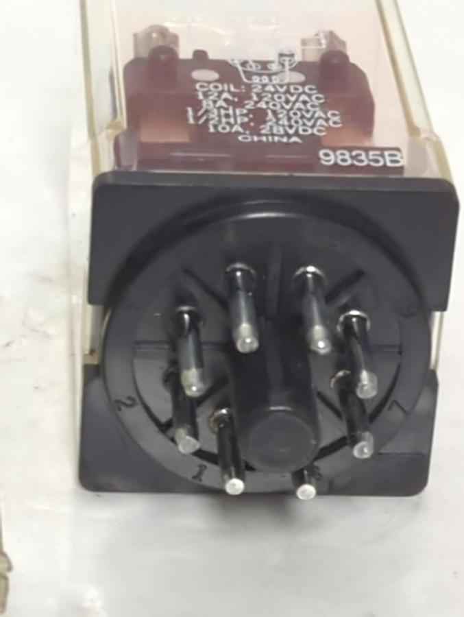 MAGNECRAFT,W250CPX-7,RELAY 8-PIN 24VDC 120-240VAC NOS