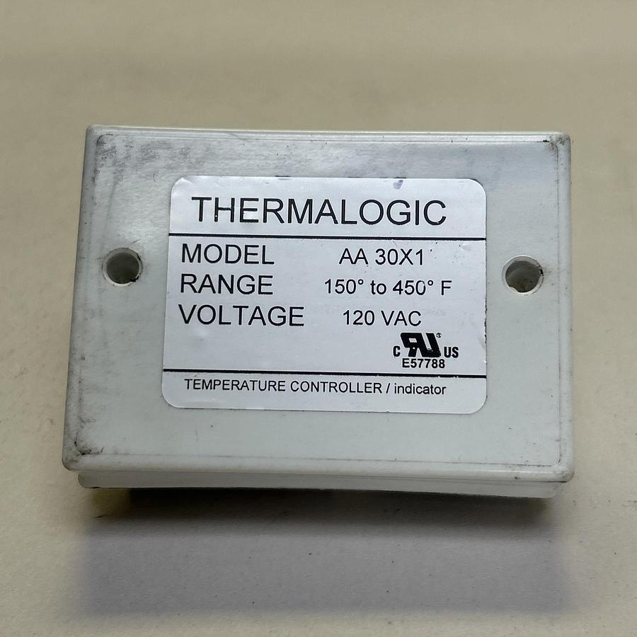 Used THERMALOGIC,AA30X1,TEMPERATURE CONTROLLER 150-450F 120V