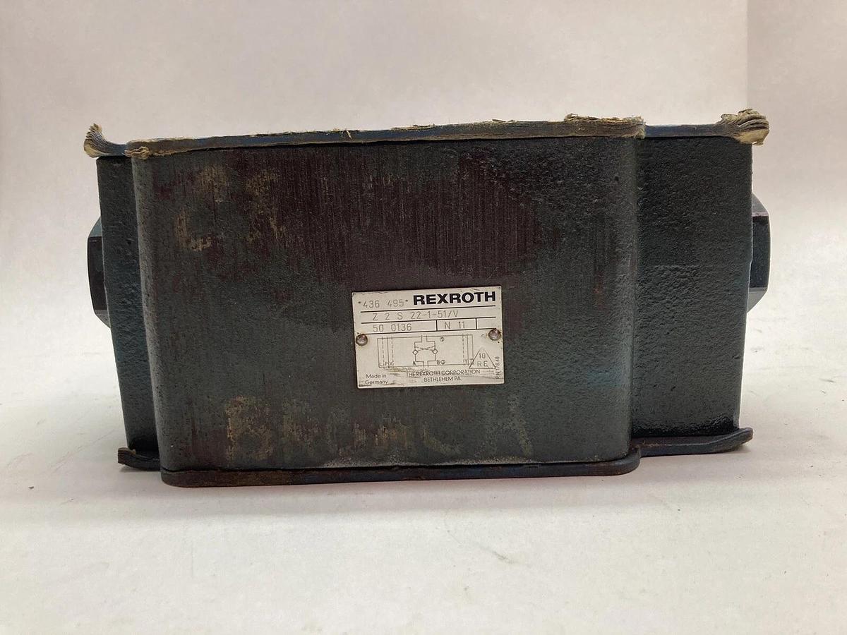 Rexroth,Z2S 22-1-51/V,Pilot Operated Check Valve Switch