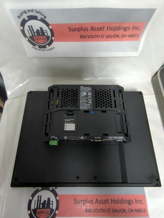Used OMRON,NA5-12W101S,PROGRAMMABLE TERMINAL TOUCH PANEL 24V DC 45W PRE-OWNED