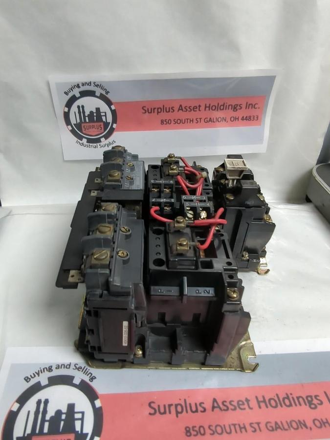 Used ALLEN BRADLEY,505-BOD,REVERSING MOTOR STARTER SIZE 1 SER C PRE-OWNED
