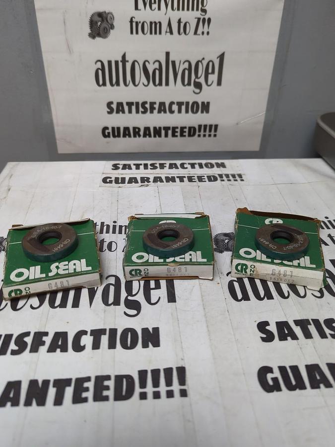 CHICAGO RAWHIDE,6481,OIL SEALS LOT OF 3 NOS