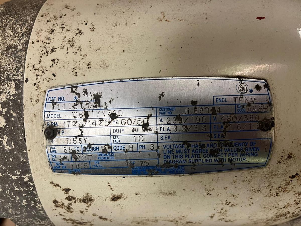 Used COFFING,ELCMT-4008-3,ELECTRIC HOIST 2 TON 3PH 8 FPM 15' CHAIN NO PENDANT