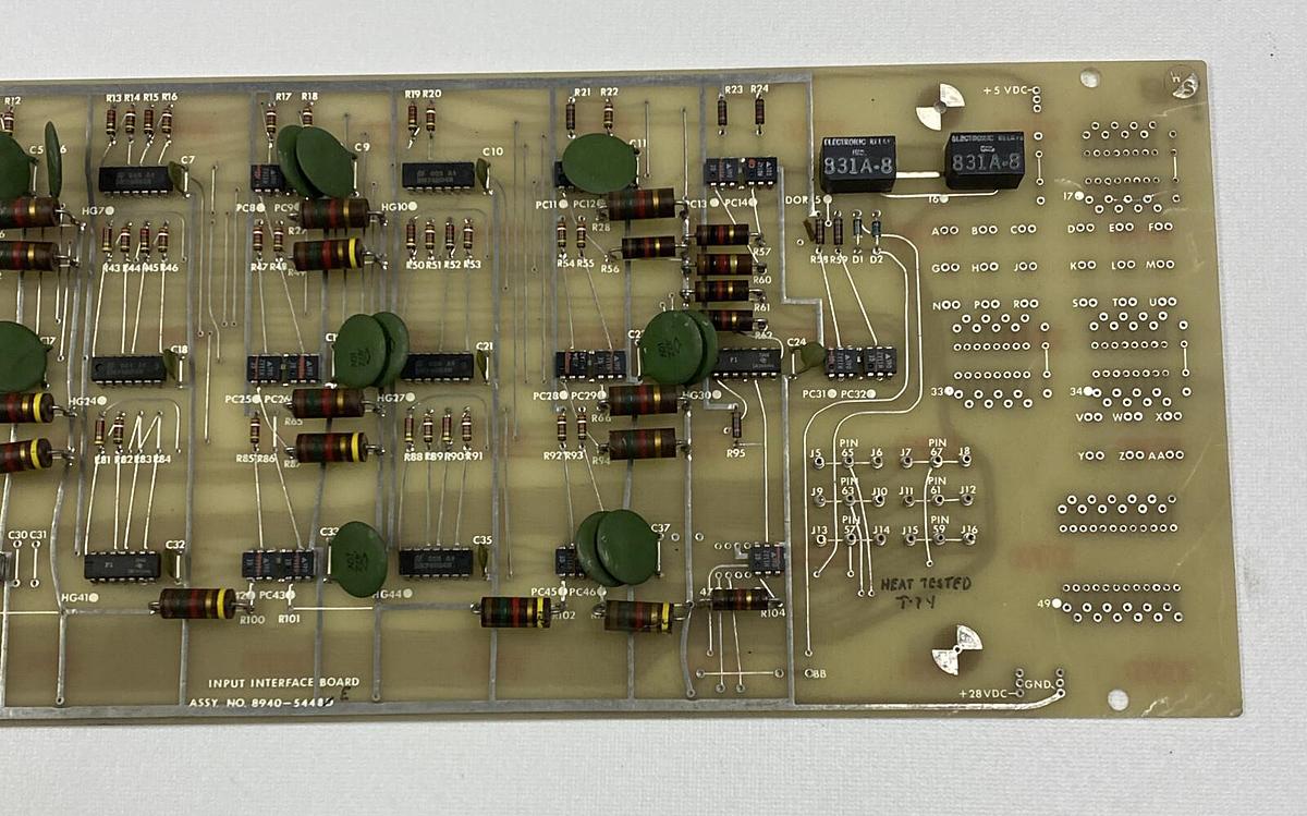 Used Warner & Swasey,8940-5448,Input Interface Board