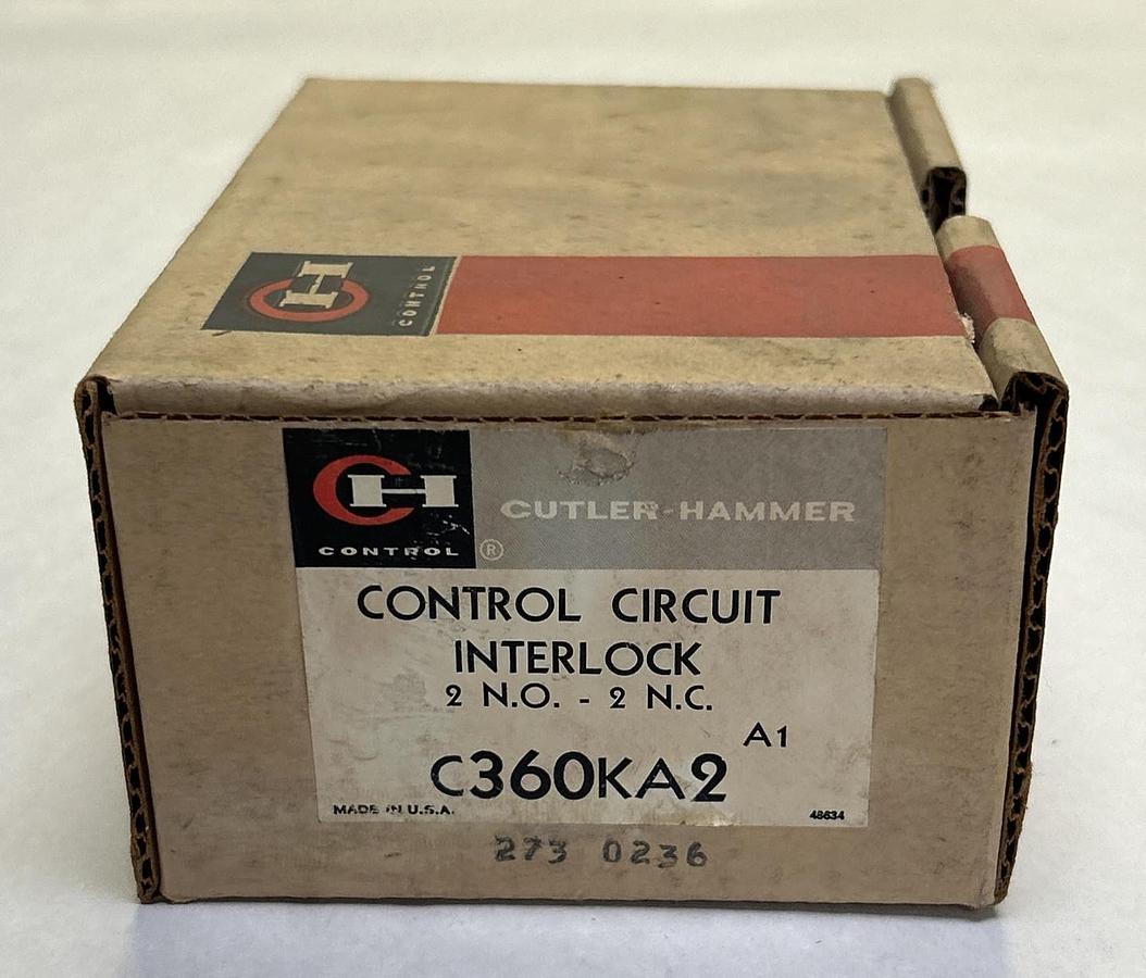 CUTLER-HAMMER,C360KA2,CONTROL CIRCUIT INTERLOCK NOS