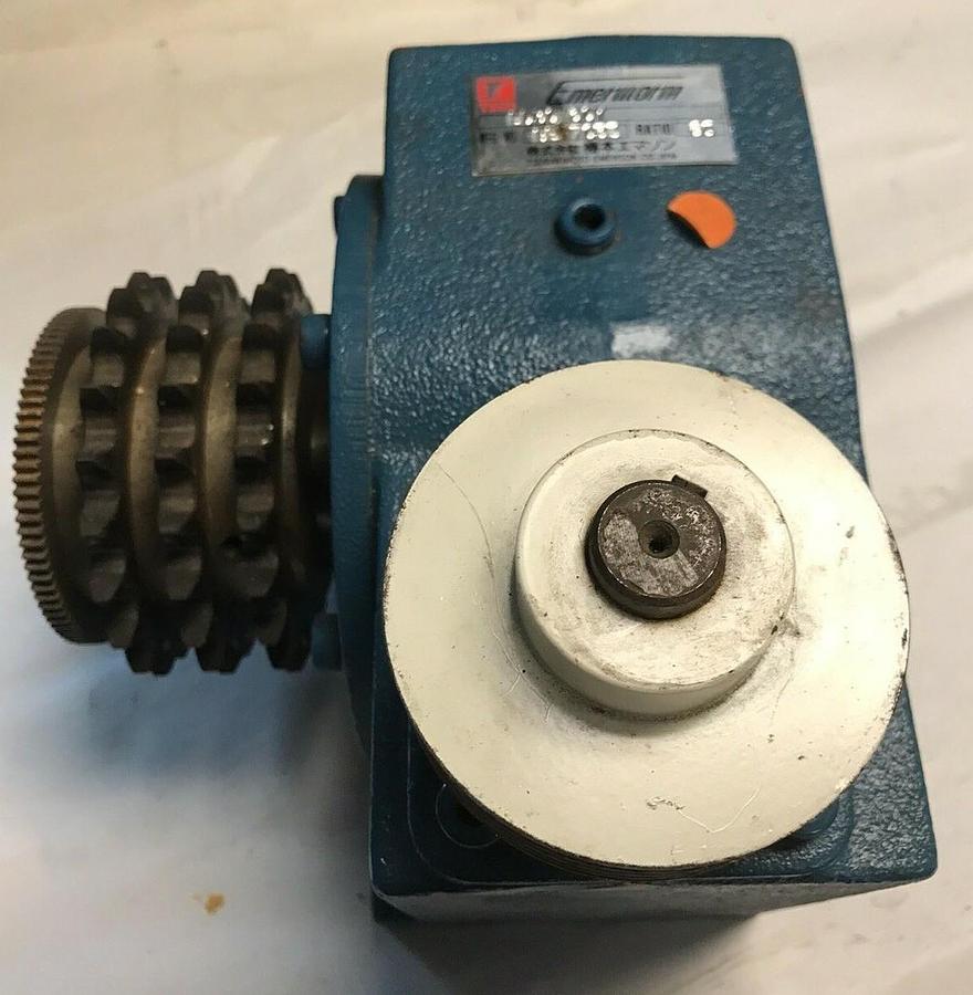 Used Tsubaki Emerworm,ED30W60Y,Gear Reducer Ratio 60