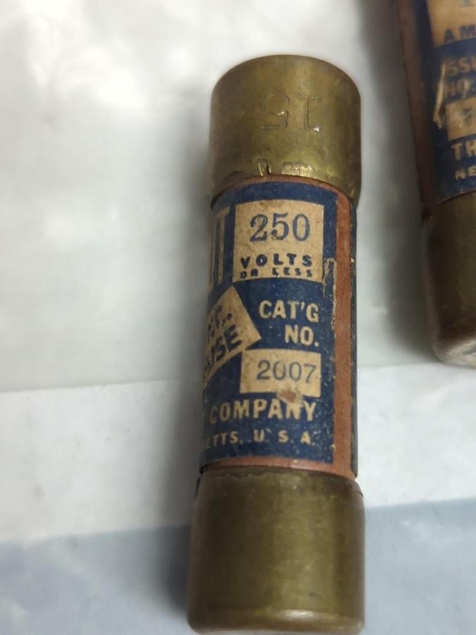 Used SHAWMUT,2007,FUSE 15 AMP LOT OF 3 PRE-OWNED