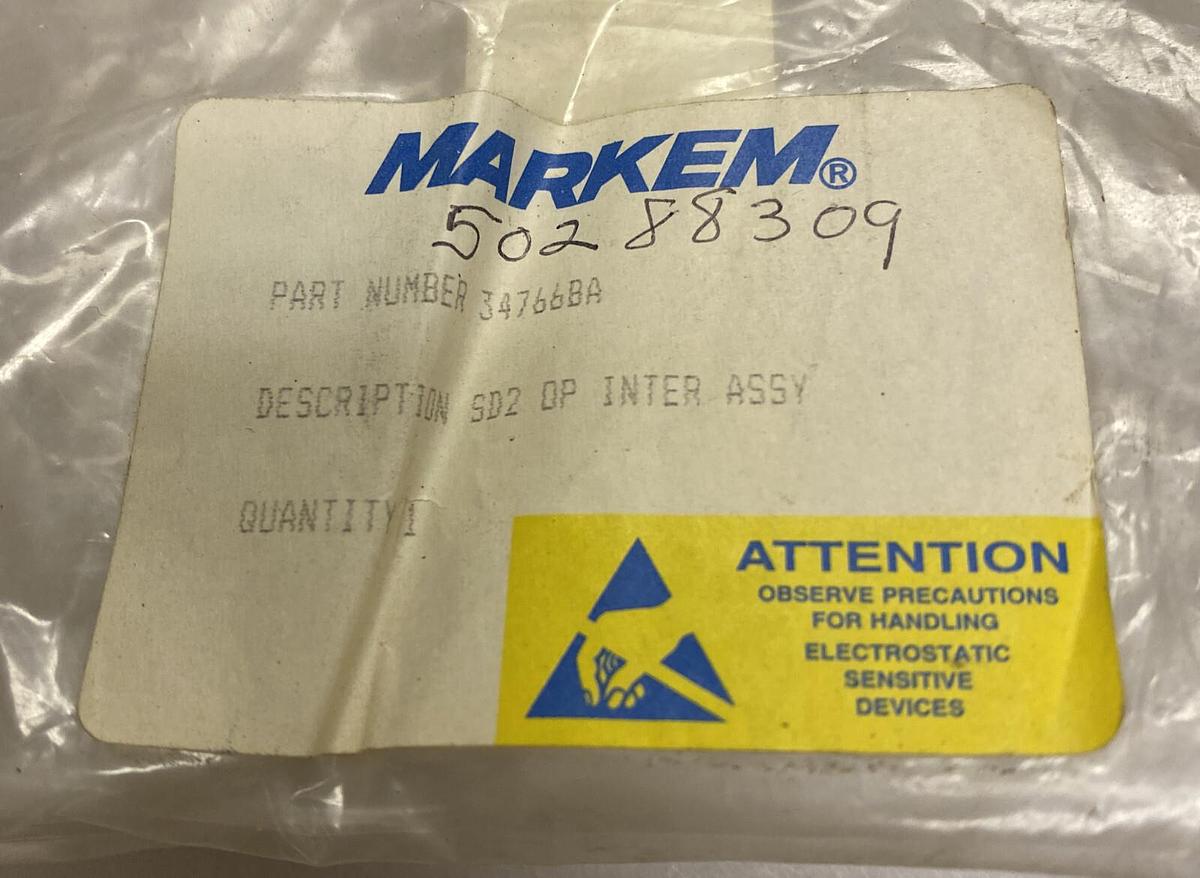 MARKEM,34766BA,SMART DATE 2 OPERATOR INTERFACE PANEL NEW