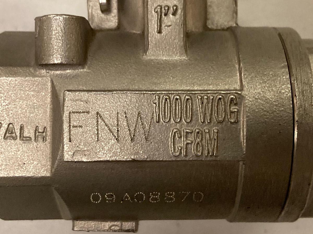 FNW,CF8M,Stainless Steel Valve 1 INCH 1000 WOG Fig.233