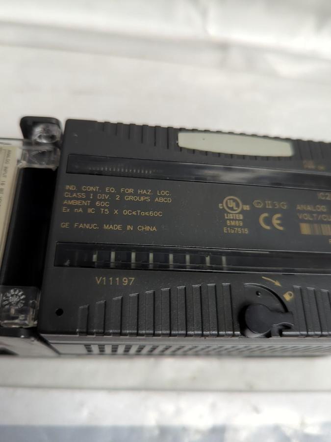 Used GE FANUC,IC200ALG240-GC,ANALOG INPUT 16BIT 8CH PRE-OWNED