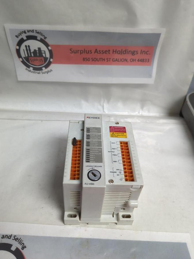 Used KEYENCE,PJ-V90,SAFETY GRATING CONTROLLER PRE-OWNED